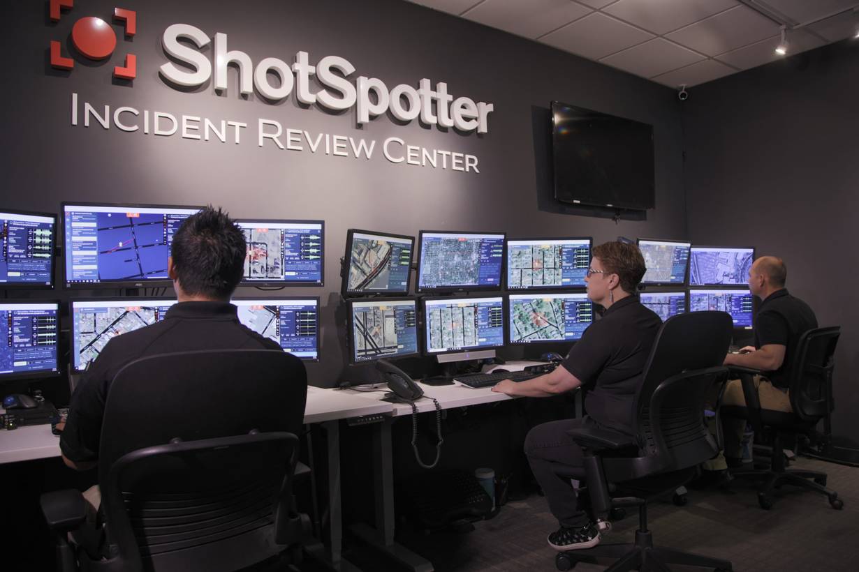 Shooting Computer US tech monitors for gunfire but critics say targets Black areas ...